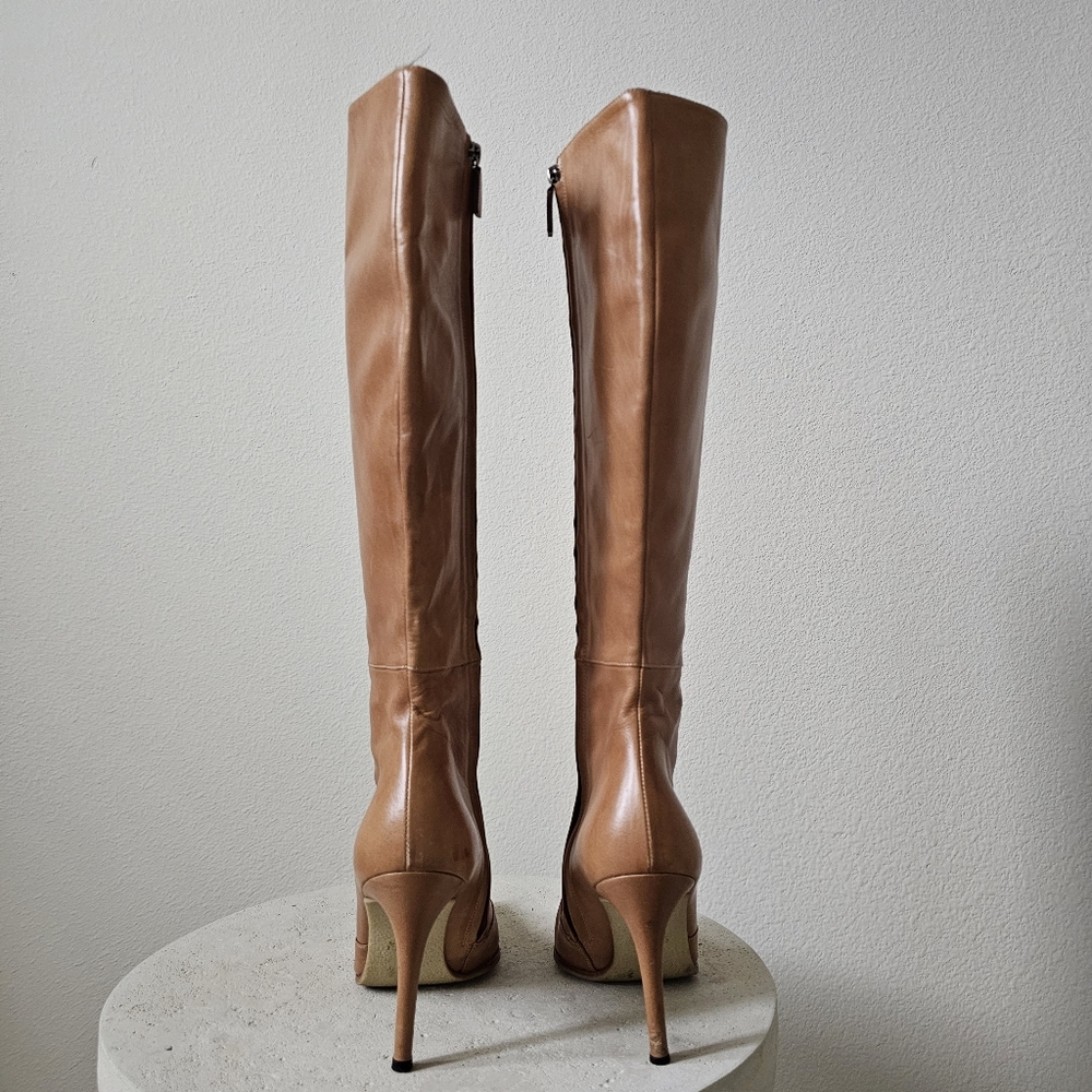 Gucci leather knee high boots - Picture 5 of 16